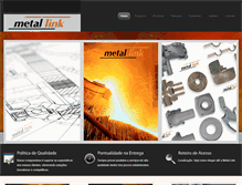 Tablet Screenshot of metallinkbrasil.com.br